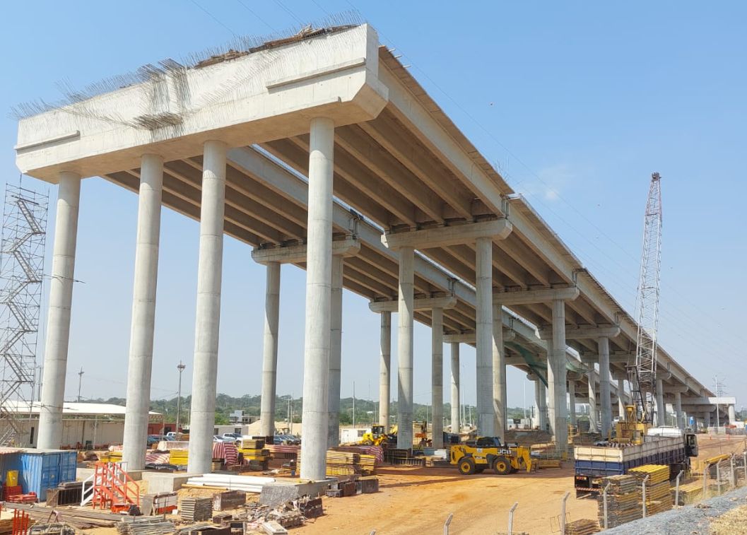 70 de avance en obras del puente Héroes de Chaco Unicanal